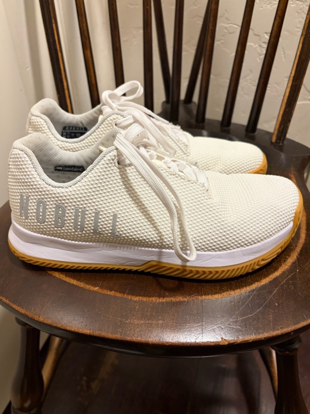 Nobull Outwork Edge Womens Size 7.5 White Running Cross Training Shoes Sneakers